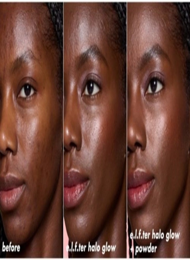 إلف كريم أساس إي.إل.إف. هالو جلو باودر فلتر – كريم أساس محايد داكن، خفيف الوزن وقابل للتغطية بطبقات، يمنح البشرة إشراقة ناعمة، 10 مل - Image 3